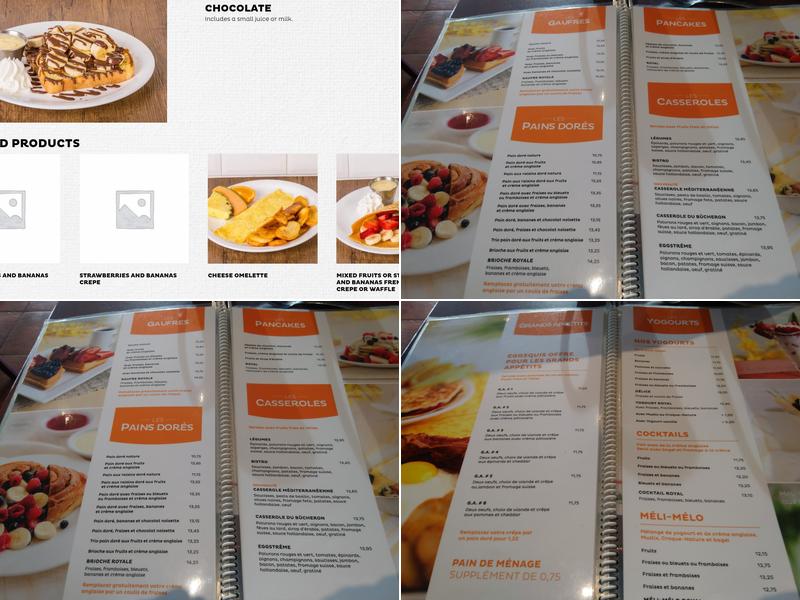 Eggsquis Menu