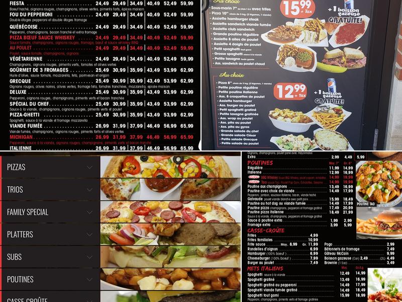 Ibo Pizza Menu