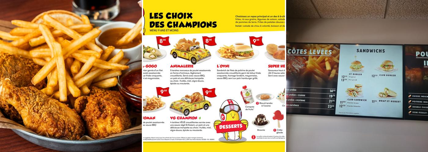 St-Hubert Express Menu