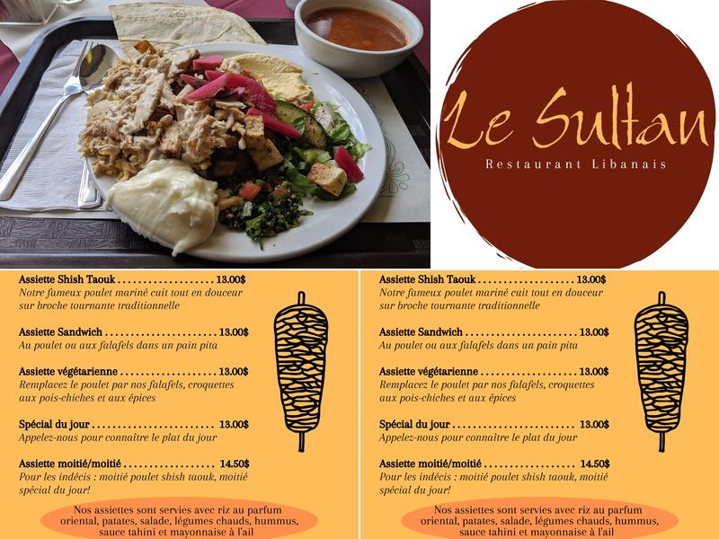 Le Sultan Menu