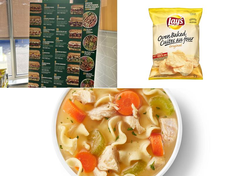 Subway Menu