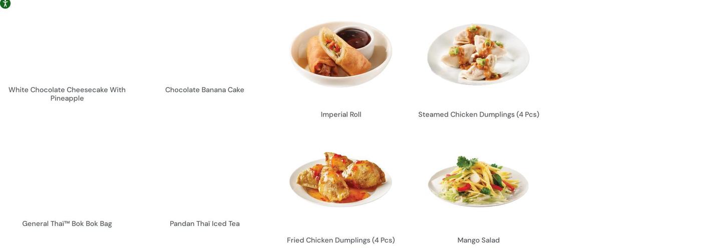 Thai Express Restaurant Sherbrooke Menu