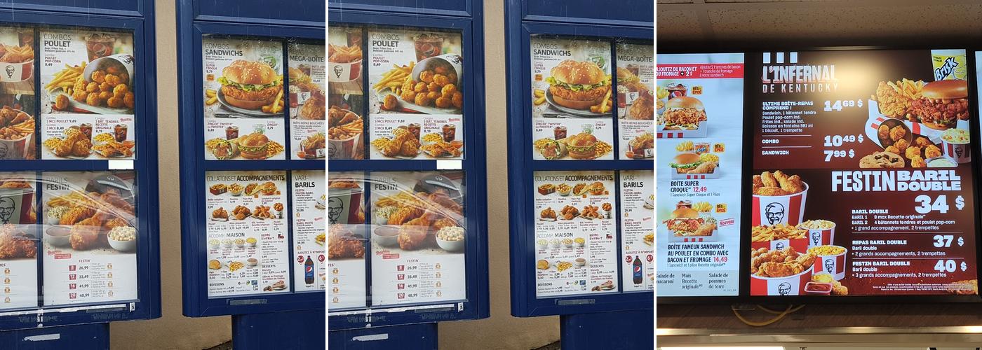 PFK Menu