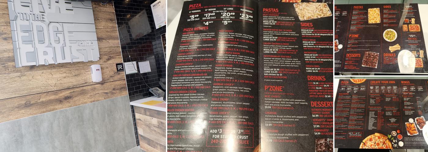 Pizza Hut Menu