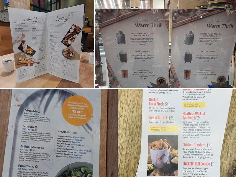 Paramount Middle Eastern Kitchen Menu