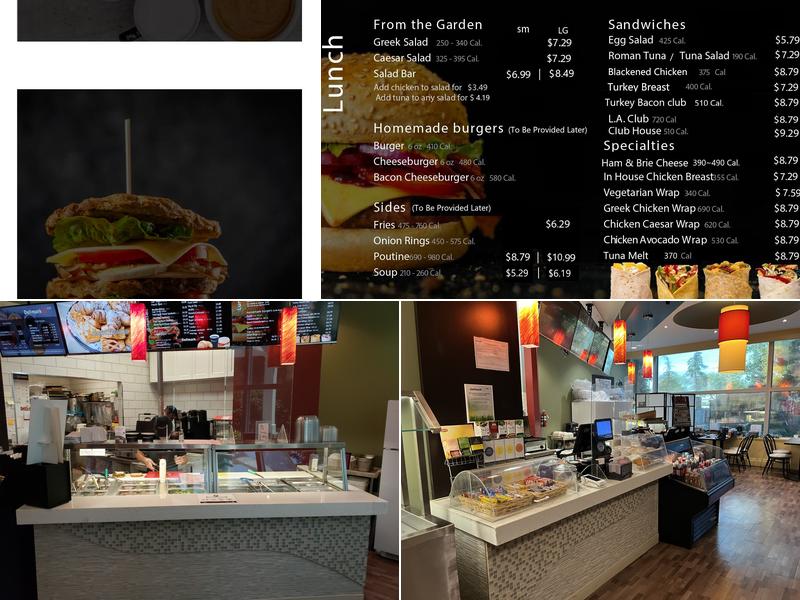 Delimark Cafe Menu