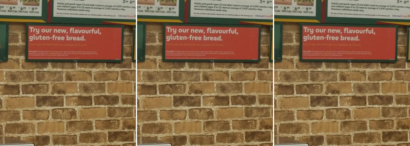 Subway Menu