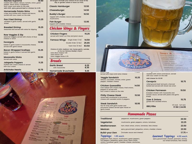 Buddy's Menu