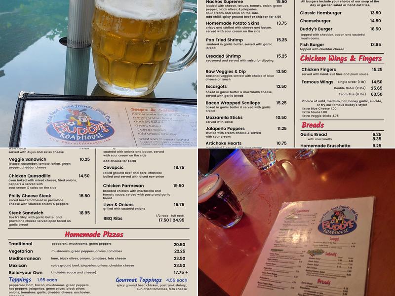 Buddy's Menu