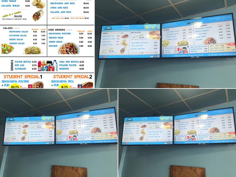 ATOM SHAWARMA Menu