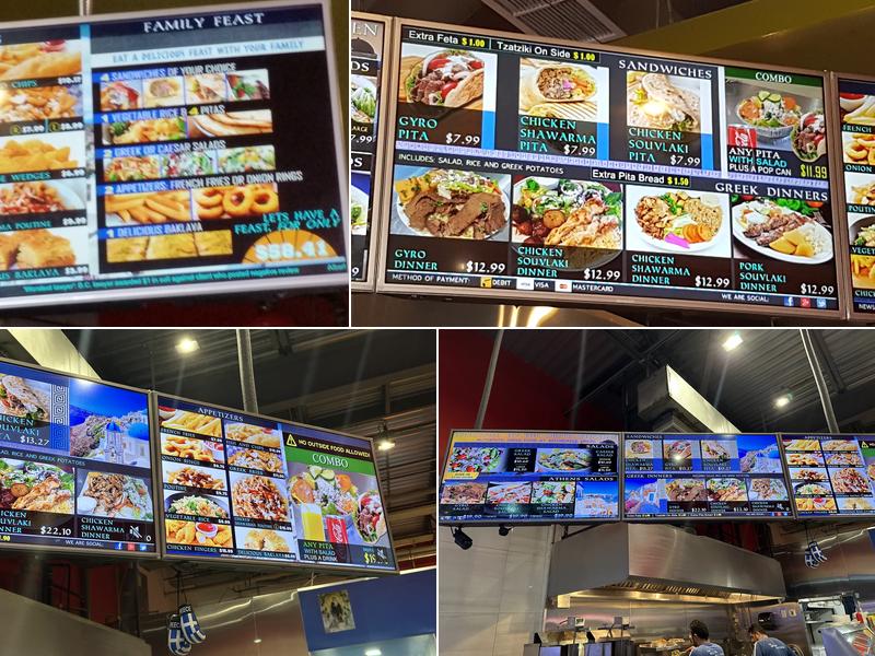 The Greek Kitchen Menu