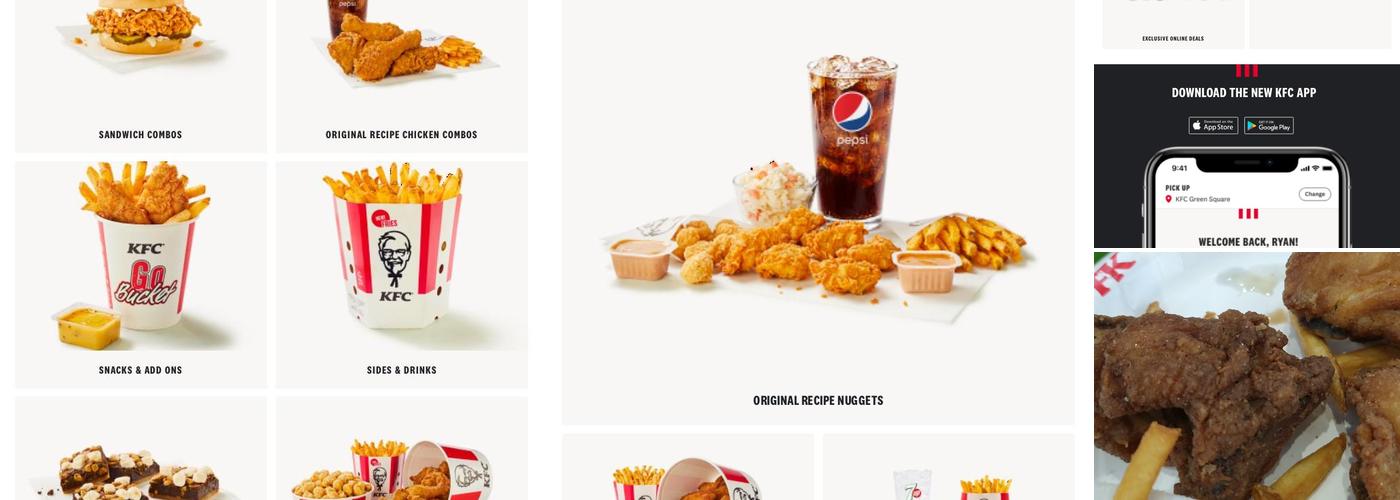 KFC Menu