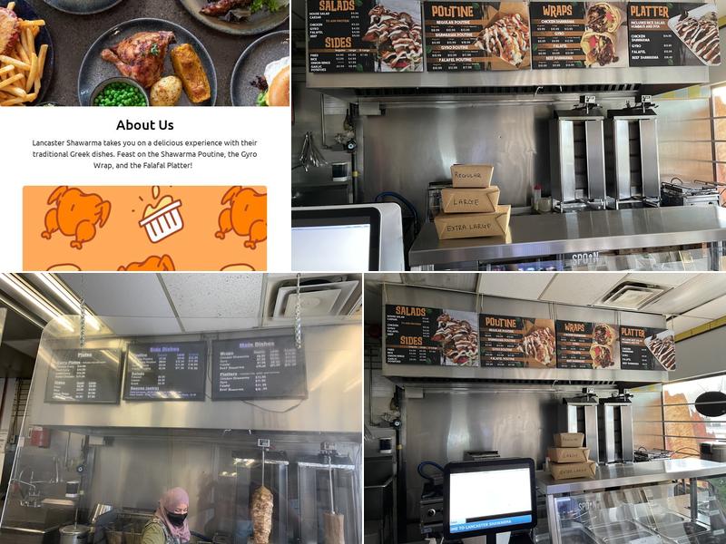 Lancaster Shawarma Menu