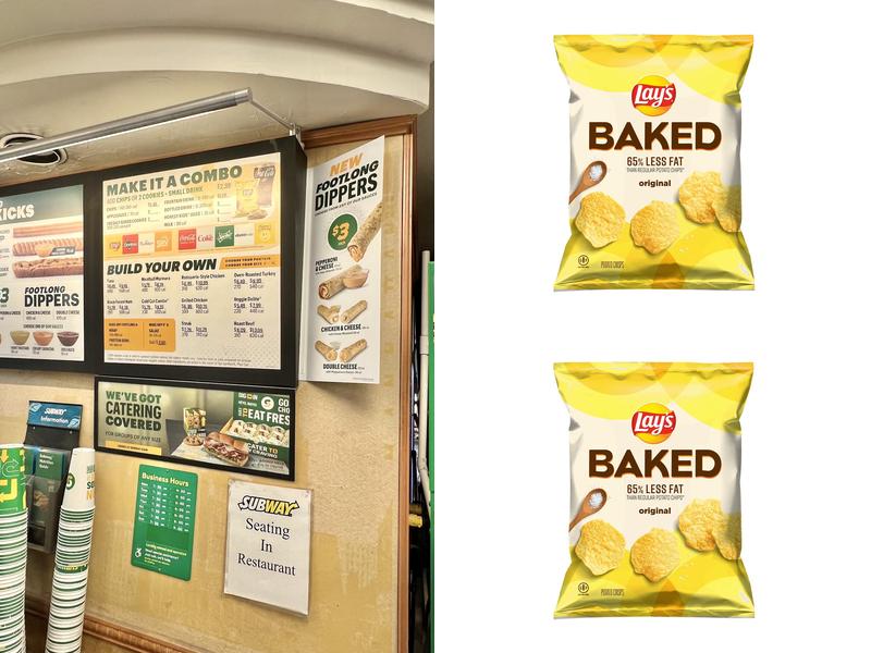 Subway Menu