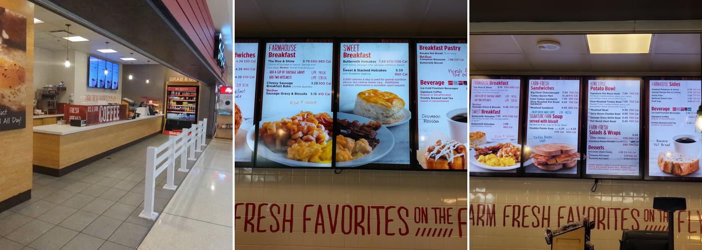Bob Evans Express Menu