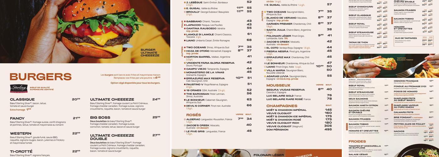 SHAKER Menu