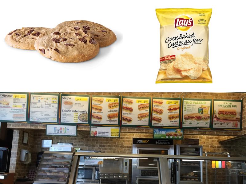 Subway Menu
