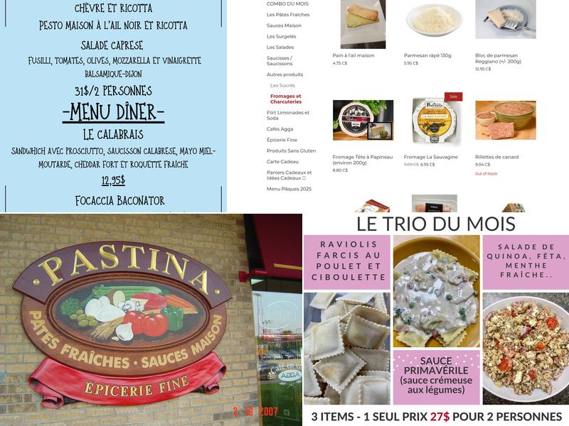 Pastina Menu
