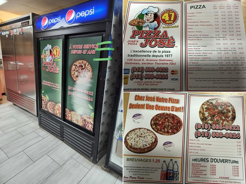 Pizza Jose Menu