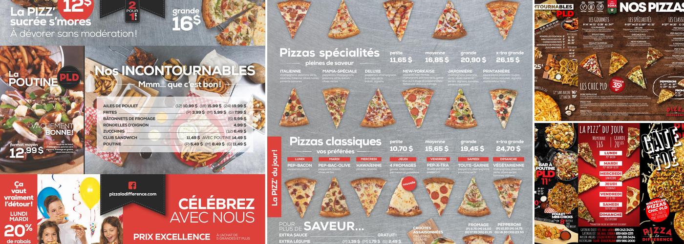 Pizza La Différence (Gatineau Est) Menu
