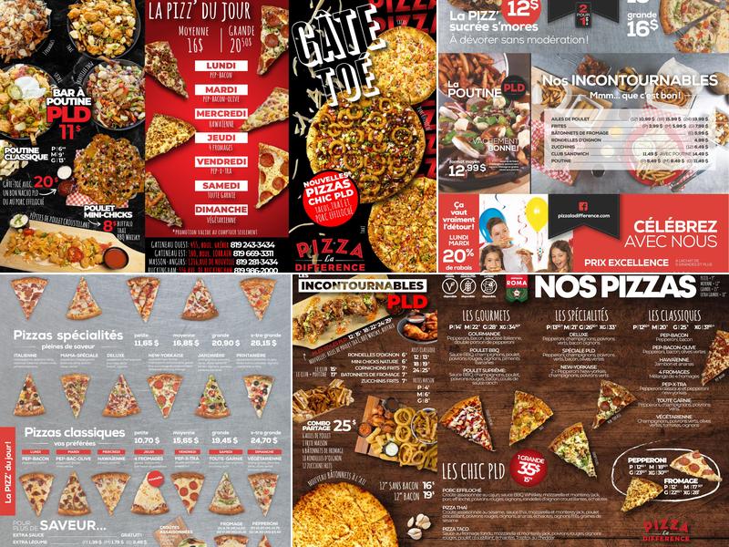 Pizza La Différence (Gatineau Est) Menu