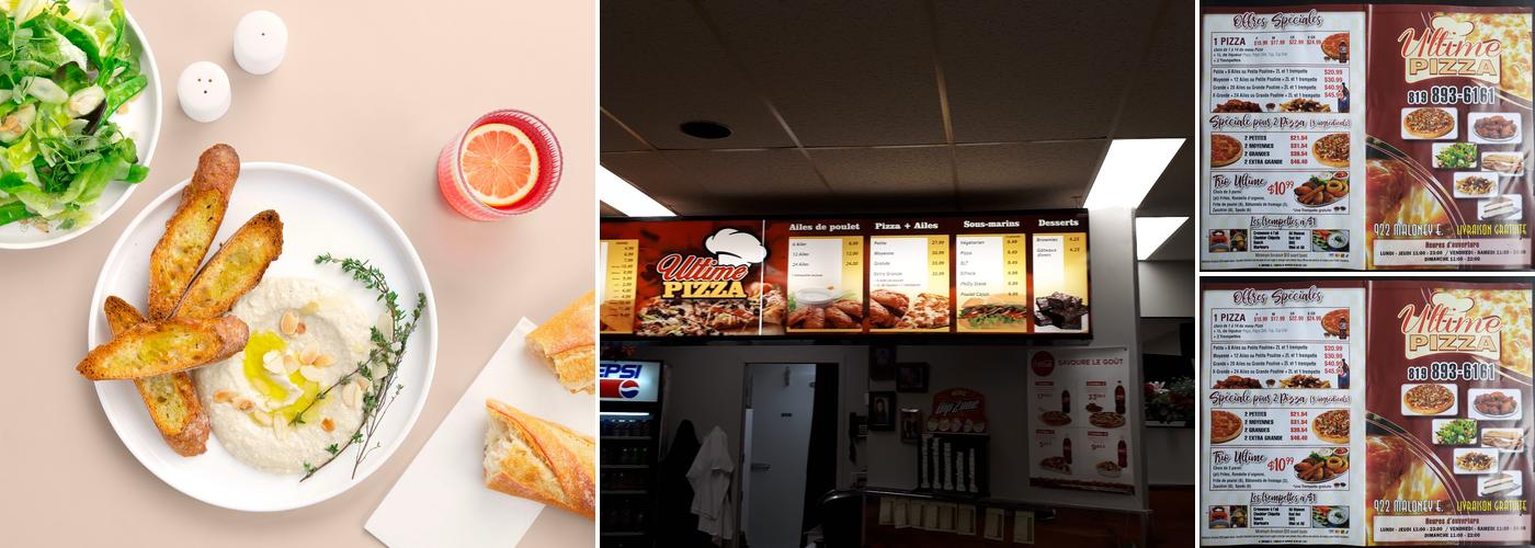Ultime Pizza Menu