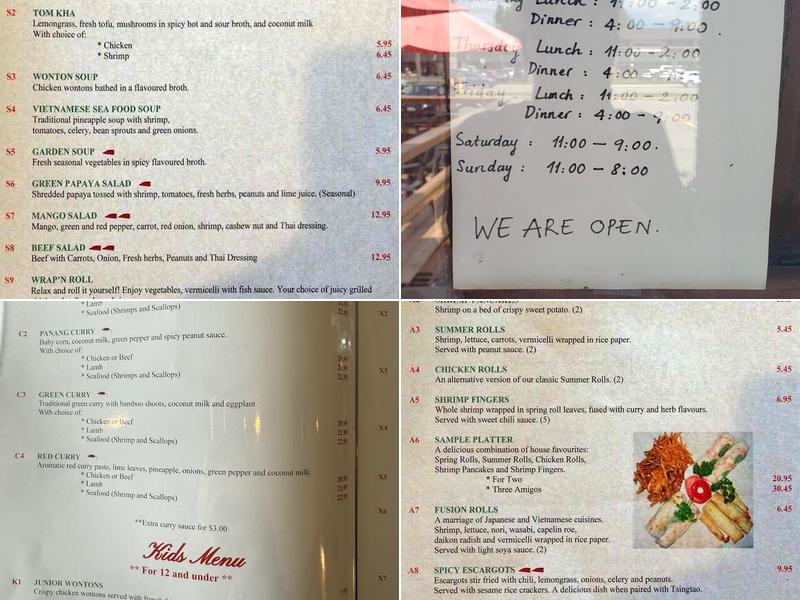 T'Basil Menu