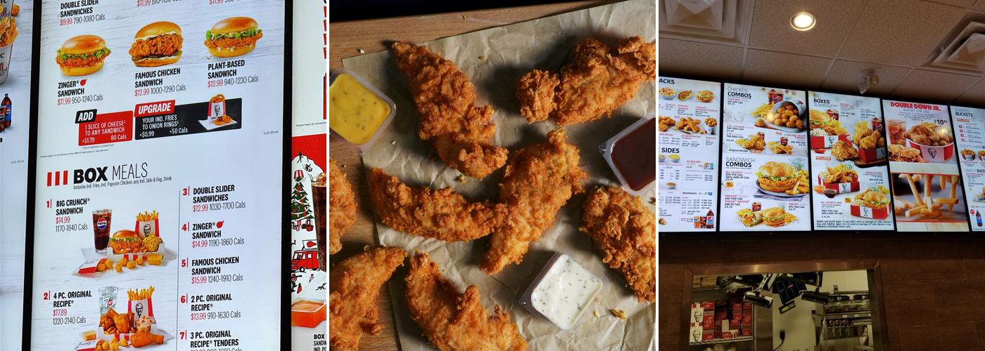KFC Menu