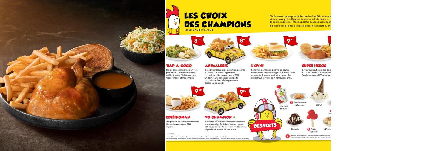 St-Hubert Express Menu