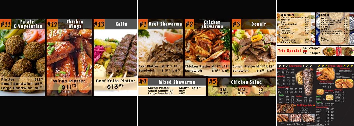 Shawarma & Grill ROCKLAND Menu