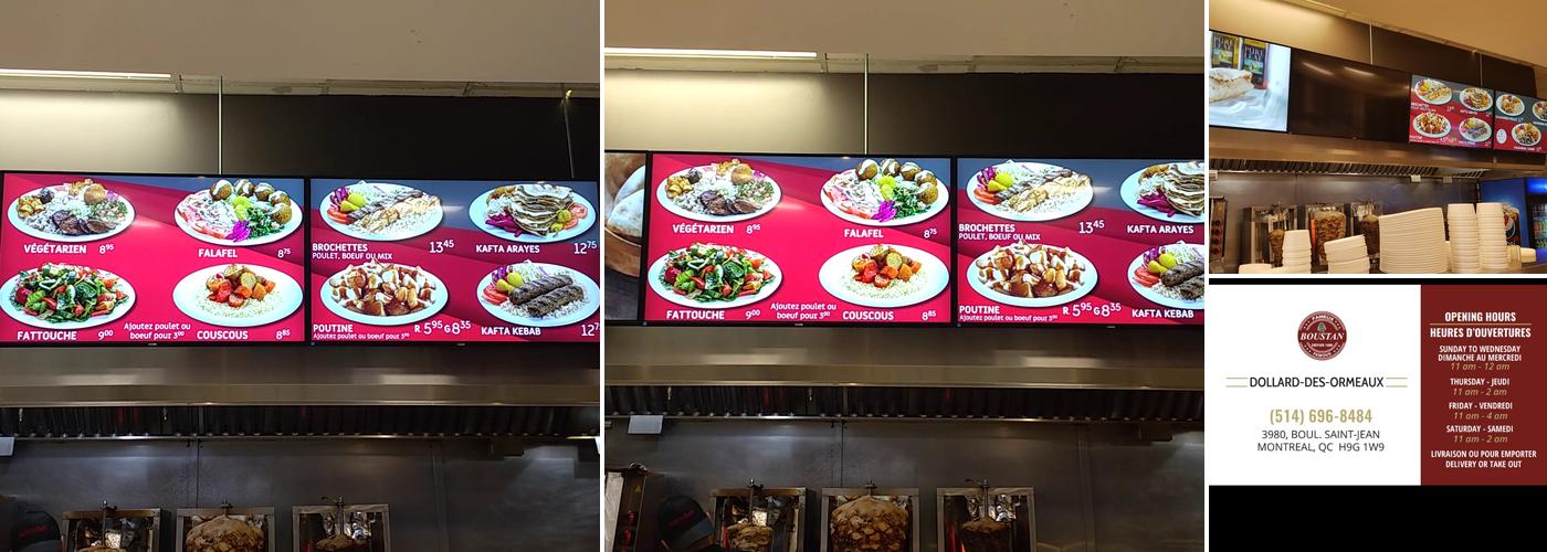 Restaurant Boustan Menu