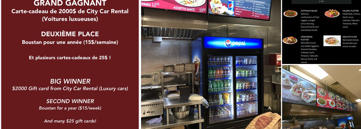 Restaurant Boustan Menu