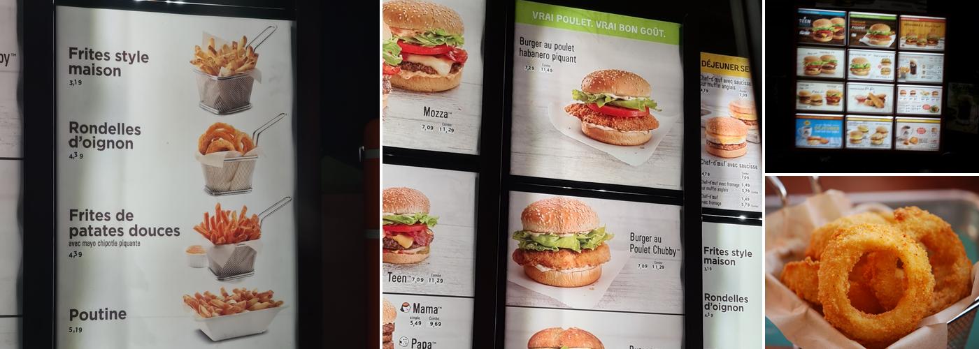 A&W Canada Menu