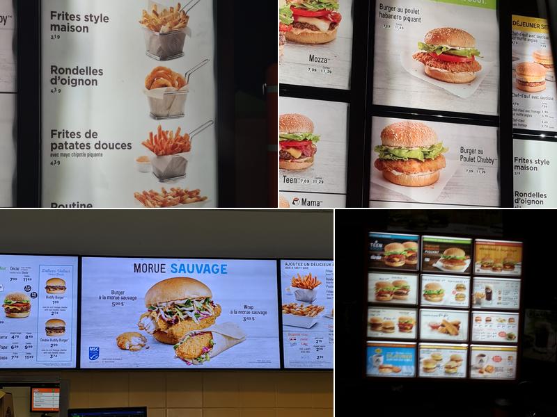 A&W Canada Menu