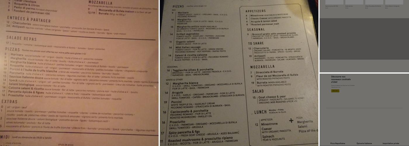 Pizzéria NO.900 - Monkland, Montréal Menu