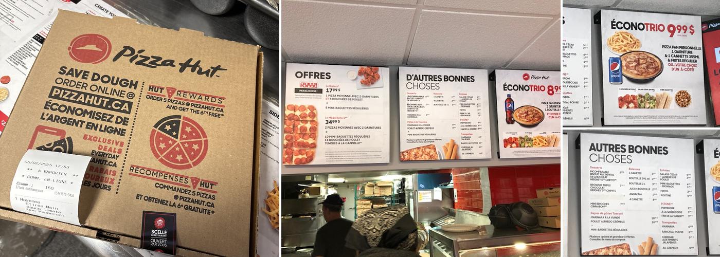 Pizza Hut Menu