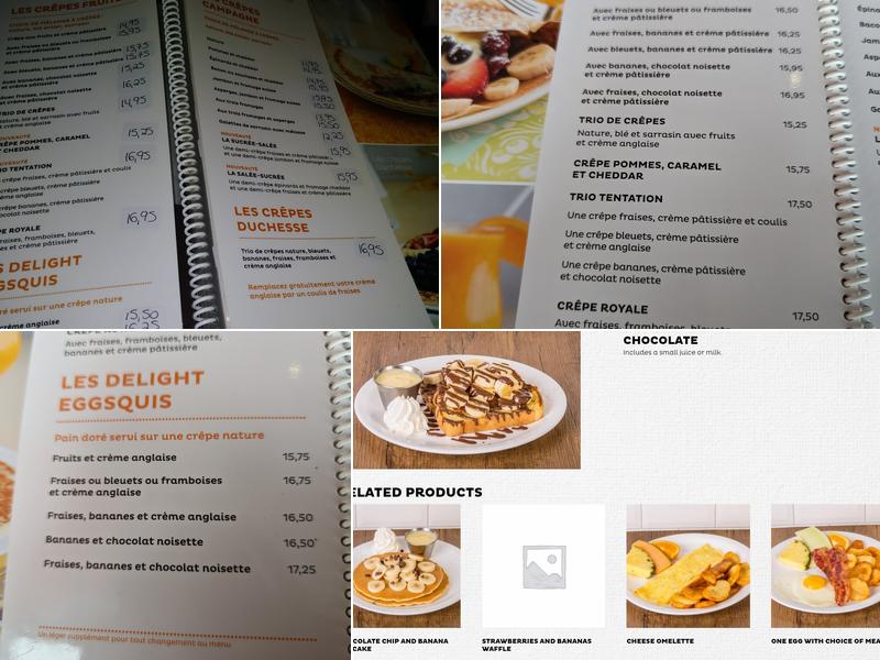 Eggsquis Menu
