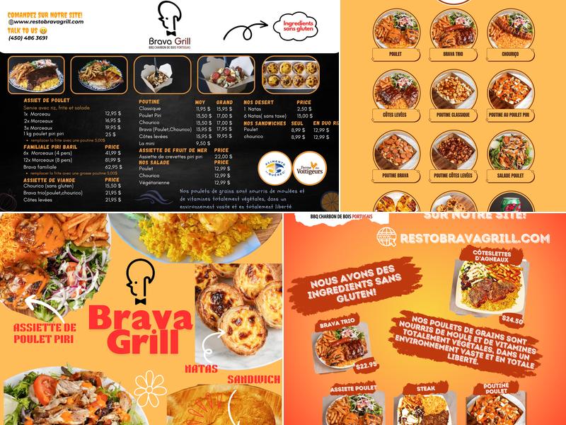 Restaurant Brava Grill #1 Menu