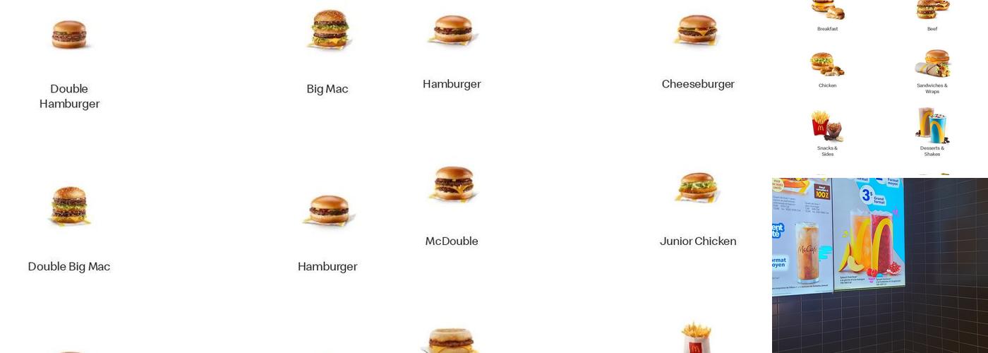 McDonald’s Menu