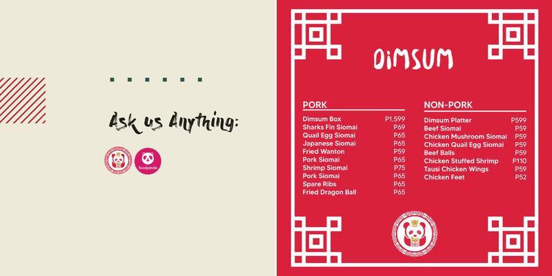 Restaurant Panda Royal Menu