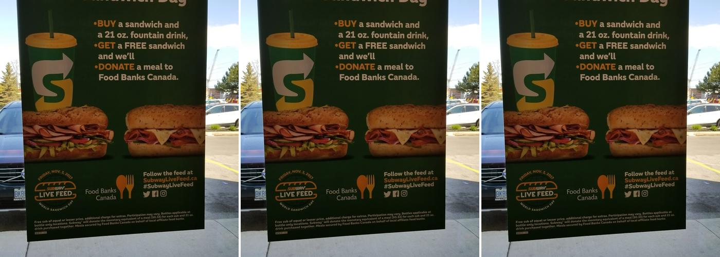 Subway Menu