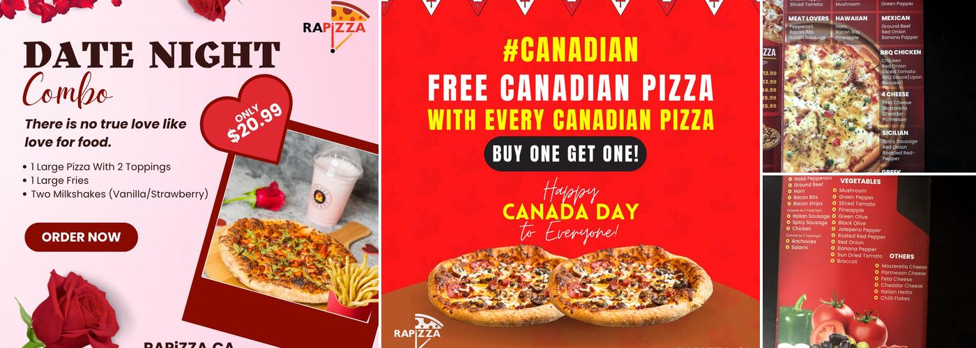 RAPiZZA Waterloo Menu