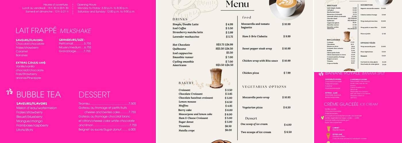 Relais Café Menu