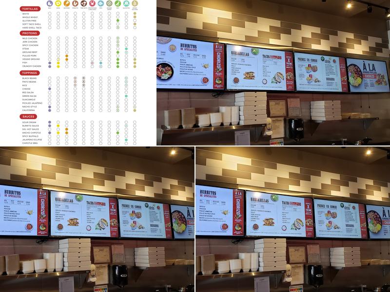 barBURRITO Menu