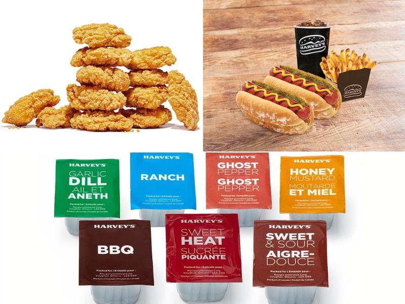 Harvey's Menu