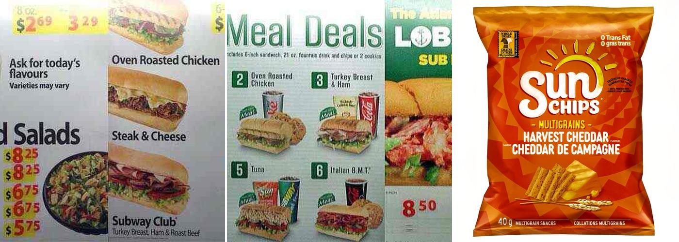 Subway Menu