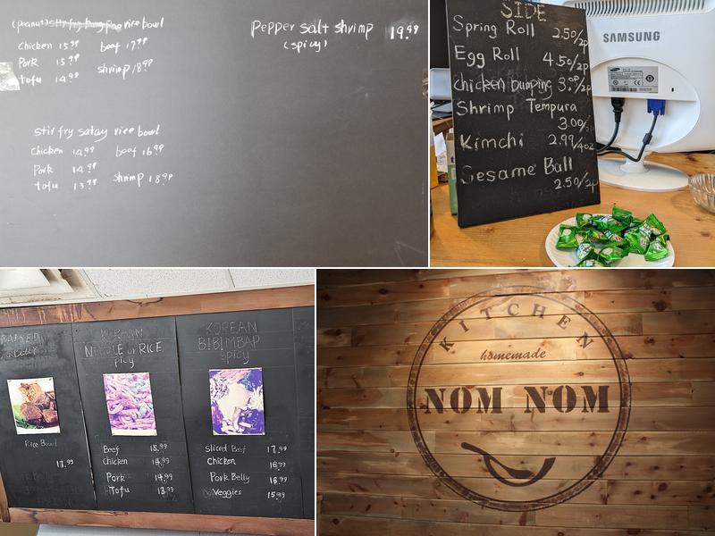 Nom Nom Kitchen Menu