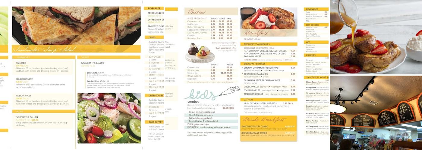 Kneaders Bakery & Cafe Menu
