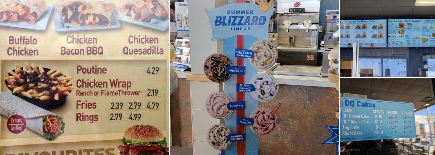 Dairy Queen Grill & Chill Menu