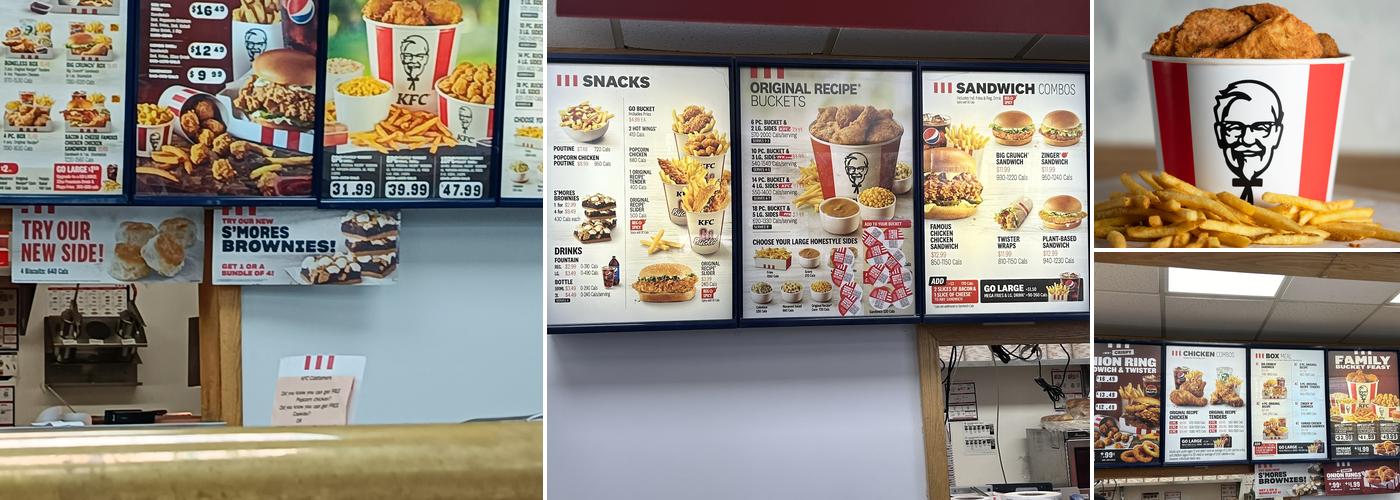 KFC Menu